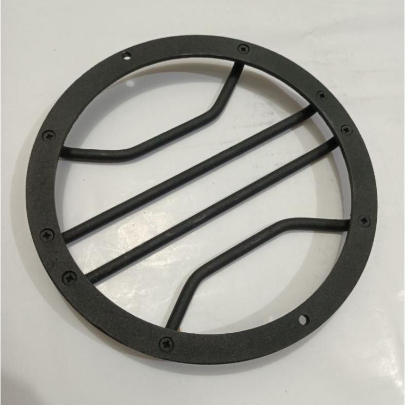 ram Speaker/tutup speaker 6,5 inch grill speaker bahan stenlis hitam doff