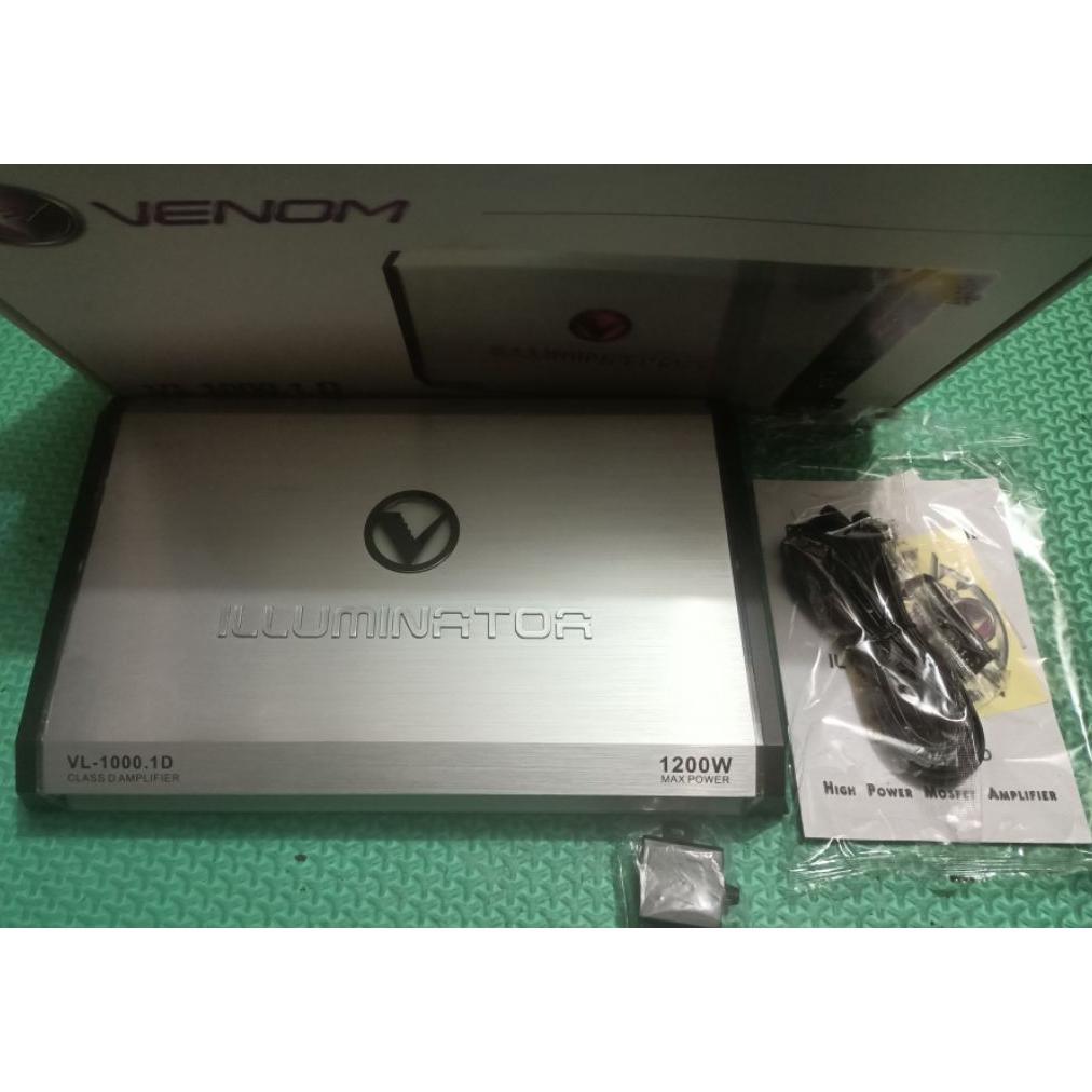 power venom monoblock VL 1000.1D venom ILLUMINATOR original high quality