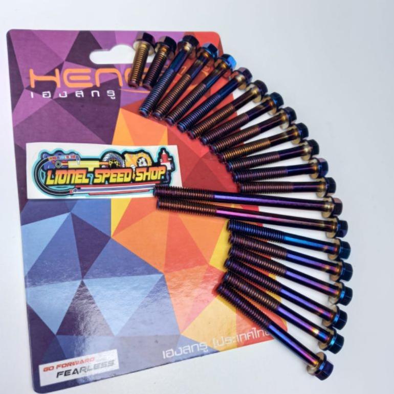 Baut 2 kunci bak mesin motor vixion Heng kiri kanan baut vixion Baut block mesin vixion 21pcs