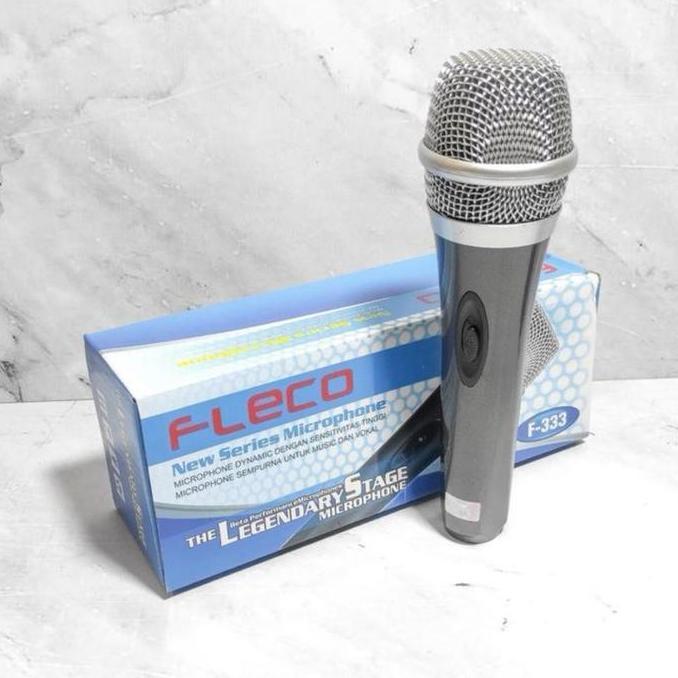 Mic Professional Kabel FLECO F-333 Original Berkualitas Mikrofon