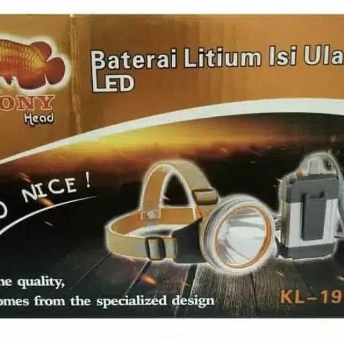 Senter Kepala Dony KL-197 Cahaya Kuning 20 watt