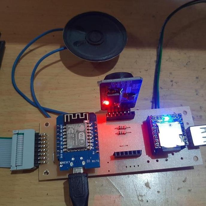 PCB ARDUINO ESP8266 ESP 8266 WEMOS WIRELESS JWS P10 MP3 RTC DHT11 BBM27