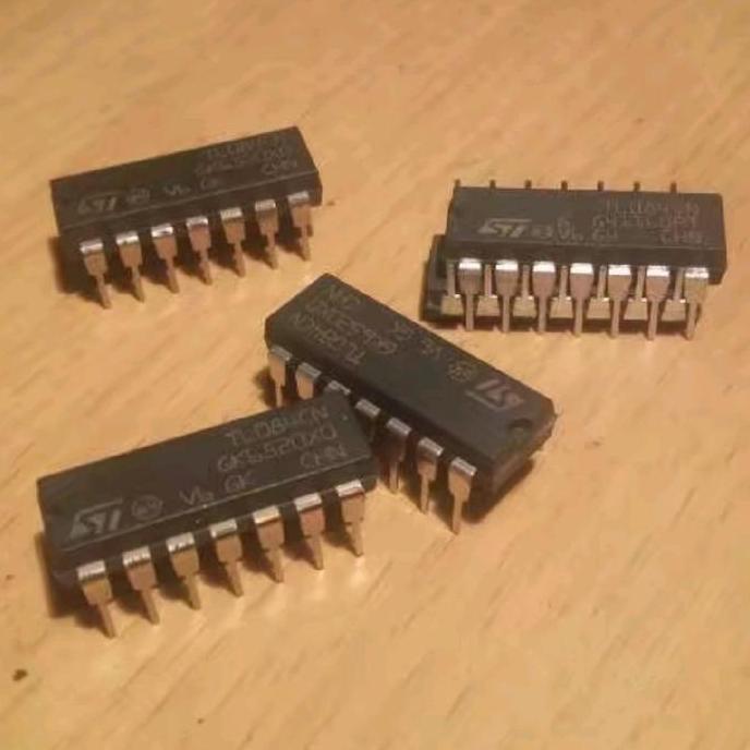 IC OP-AMP ANALOG TL074 TL 074 LASER MARKING MERK ST BBM27