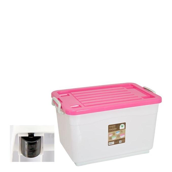 Container Box 50 Liter Green Leaf 7880 Plastik Sekelas Wagon Shinpo