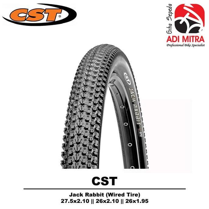 CST Jack Rabbit Wired Tire Ban Luar Sepeda MTB 26 / 27.5 Inch
