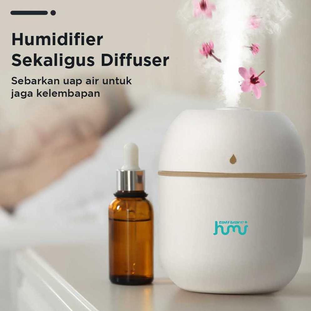 Best Deals Humidifier Mini Ultrasonic 220Ml Usb Aroma Diffuser Led Kabut Halus Senyap Pelembap Udara