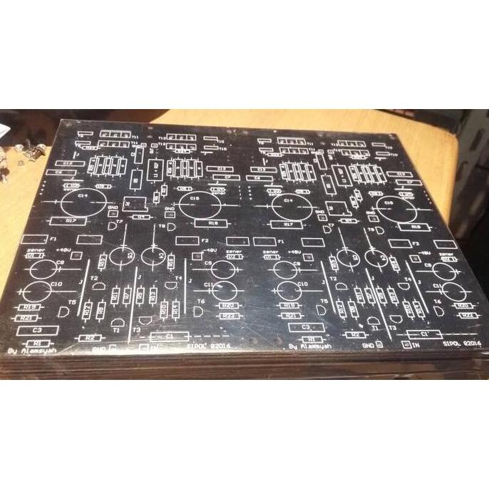 PCB MINI CRESCENDO PERTINAX STEREO K1058/K1530 BBM27