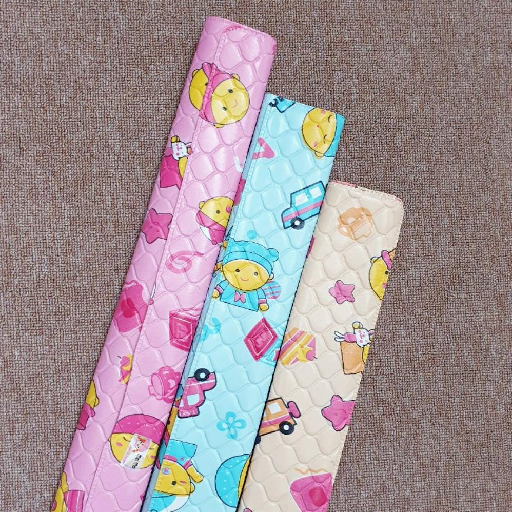BIG PROMO Perlak Bayi Mei-Mei 70x50cm Polos | Perlak Print | Alas Ompol Bayi | Perlak Bayi Besar