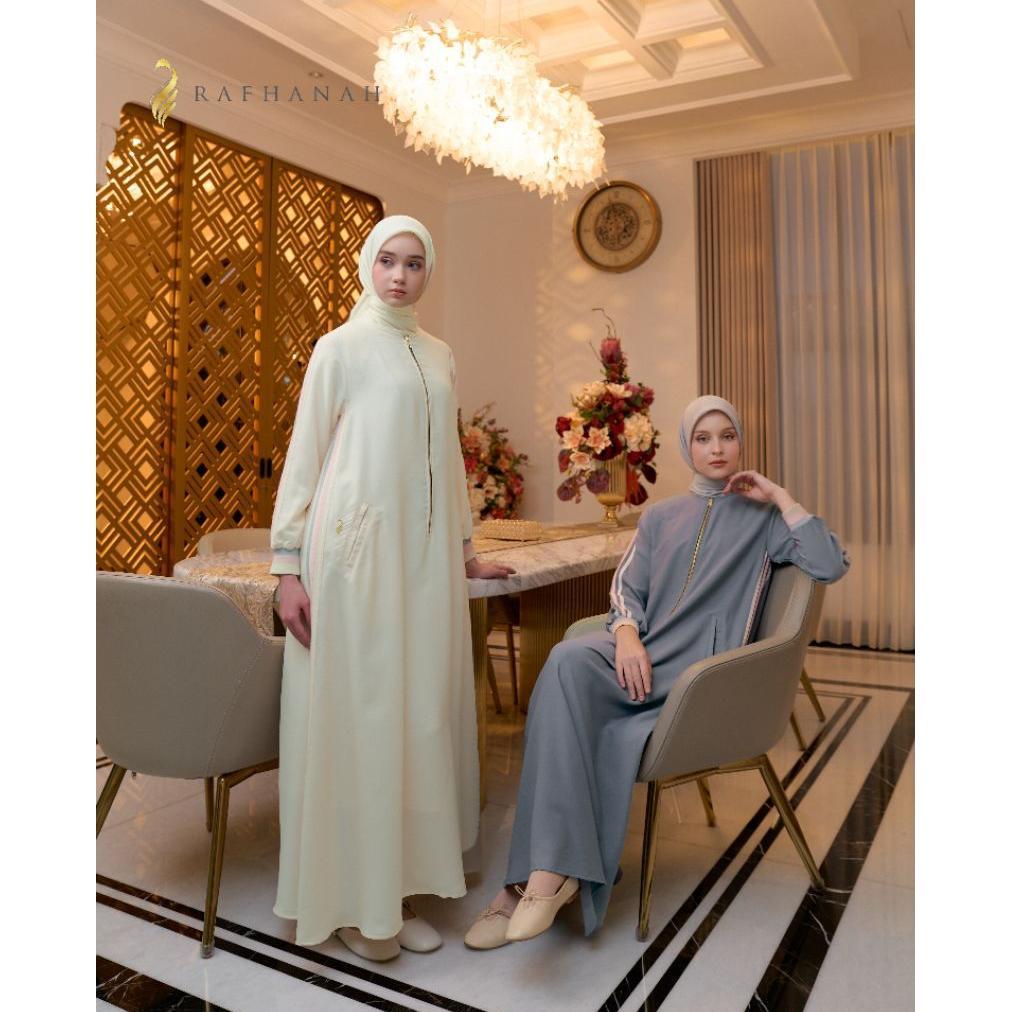 VALUE PACK Gamis Traveling Rafhanah.Anti Kusut Adem Nyaman.Elegan Simple Sporty.Size S-XXXL Warna Le