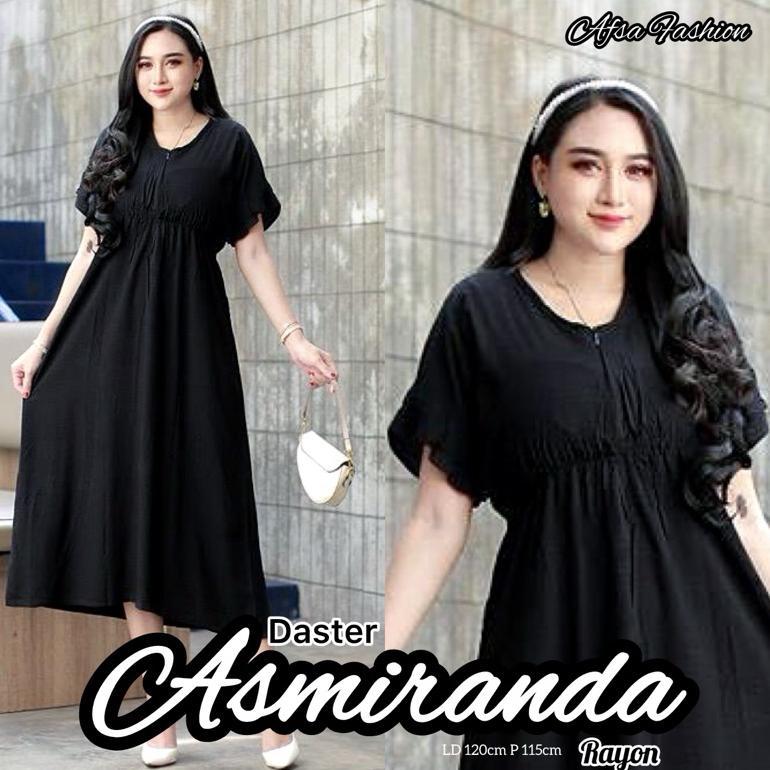 PROMO Daster Asmiranda Rayon Busui Ld120 Baju Tidur Tidur Dress Dress Wanita Nyaman Serut Karet Panj