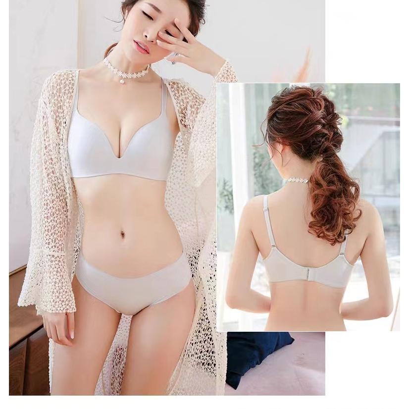 BIG SALE Pakaian Dalam Wanita Set Bra+Celana dalam merasa baik bra sexy bra push up one-piece sport 