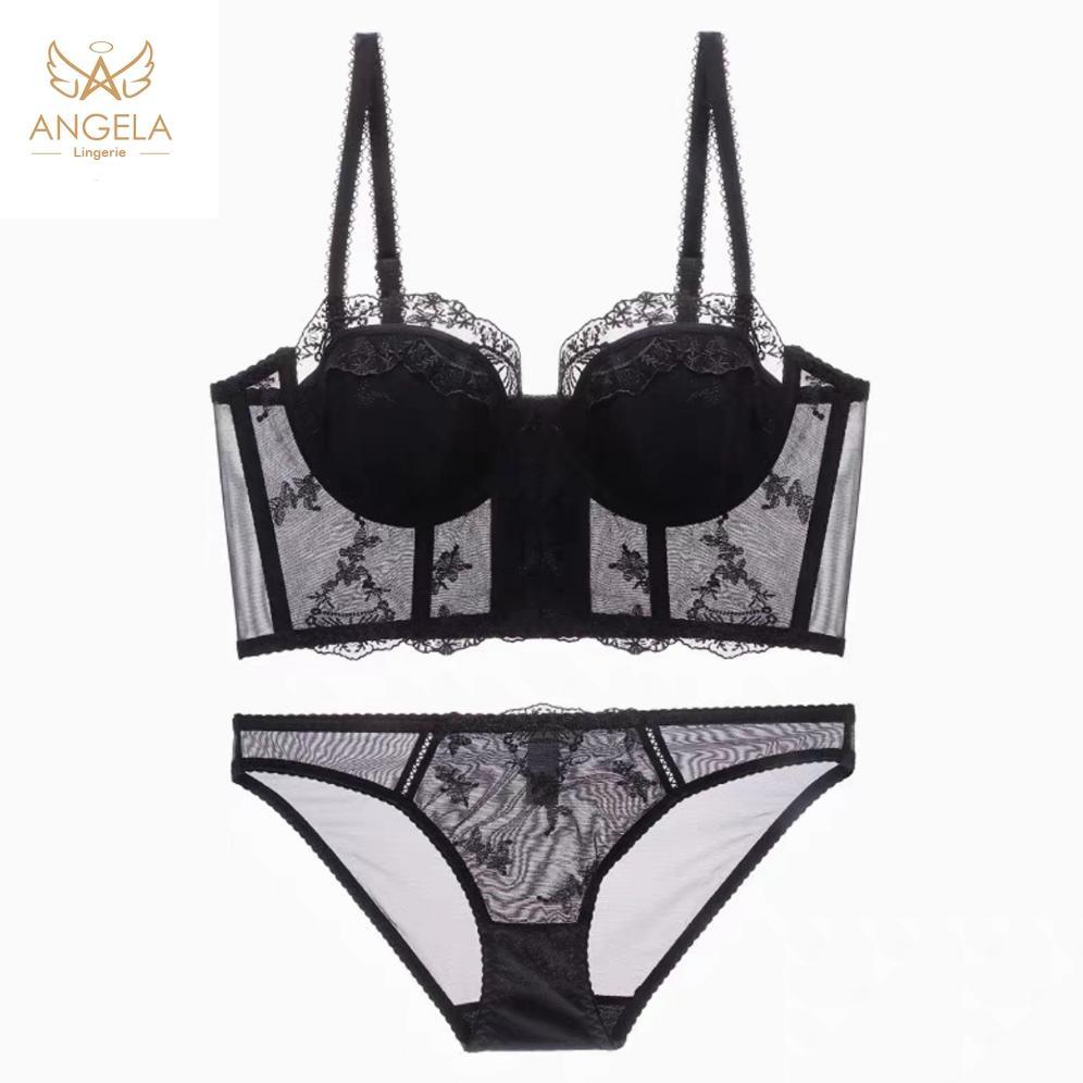NEW ANGELA PREMIUM JAPAN Cikita Bra BH Push Up Set Kawat Celana Dalam Wanita Bikini Sport Beha Linge