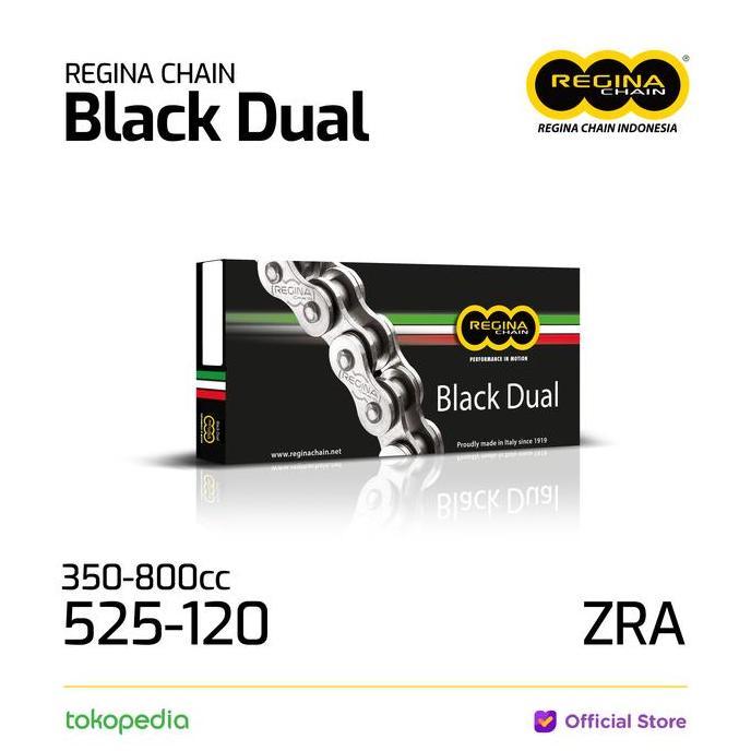 Rantai Regina Orinal 525-120 Type Black Dual