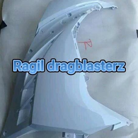 fairing atas ninja 250 fi 250fi putih kanan orinal Kawasaki