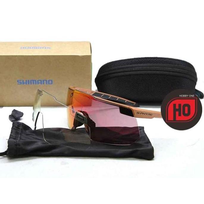 SHIMANO S-PHYRE CE-SPHR2 Lens Ridescape RD Road Kacamata Sepeda ECESPHR2RDA03 ECESPHR2RDL02 ECESPHR2