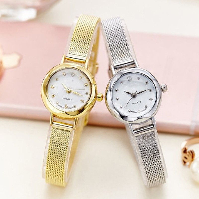 Jam Tangan Wanita Korea Fine Mesh Strap /Fashion Lady Watches