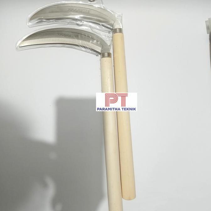 Pilihan- Sabit Arit Baja Buatan Jepang / Pisau Arit Sabit Lengkung Asli Import
