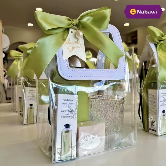 Tas Mika PVC Tas Souvenir Totebag Goodie Bag Tas Kemasan Oleh Oleh Haji Umroh Tahlilan Tasyakuran