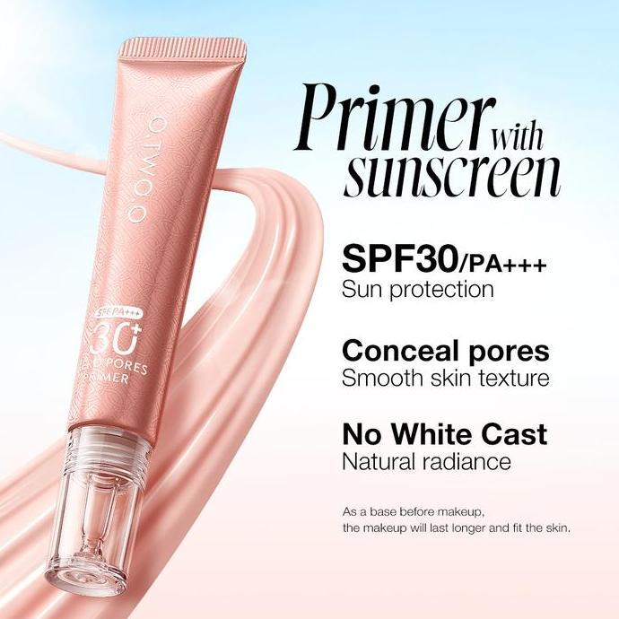Trucco- O.Two.O Haute Zero Pores Sunscreen Primer Natural Radiance Without White Cast Moisturizes Th