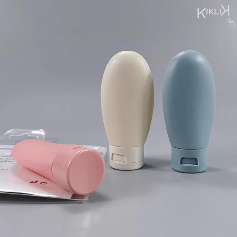 Terbaru [Kiklik] Wadah Sabun Portable Pouch Pencet Kecil Plastik Botol Isi Ulang