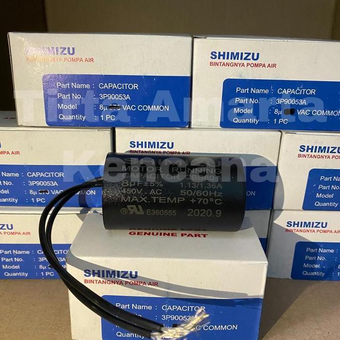 Kit- Kapasitor Pompa Air Shimizu 8Uf / Kapasitor Shimizu 8 Uf
