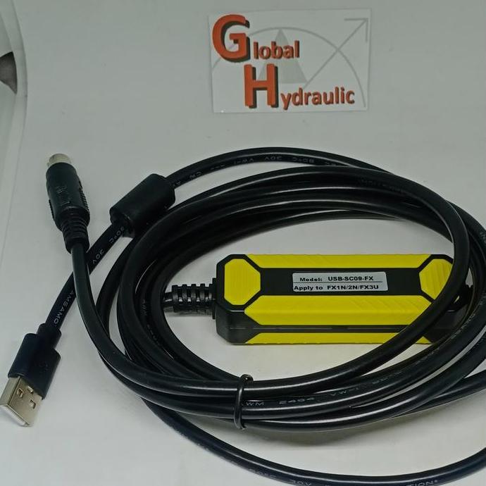 Kit- Fx-Usb-Aw Usb-Sc09-Fx Plc Data Programming Cable For Mitsubishi Fx Plc