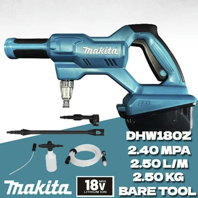 Mesin Steam Cuci Mobil AC Jet Cleaner Hh Pressure Cordless Makita 18V DHW180 / Mesin Steam Cuci Mobi