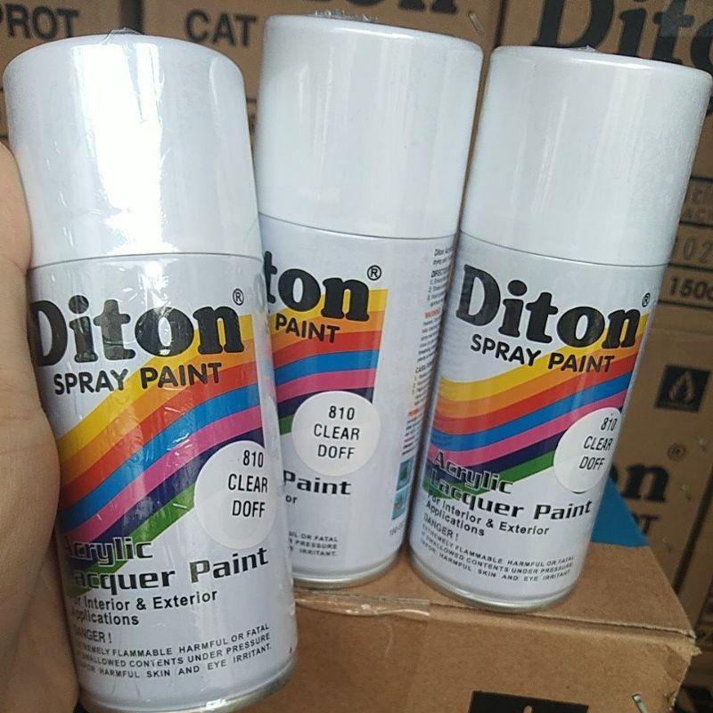 Cat Semprot Pilok Pilox Diton 150Cc Clear Doff 810 Clear Doff Pernis Pernis Doff