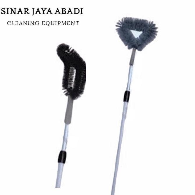 Tongkat Teleskopik 9 Meter + Ringed Dust Brush Plafon