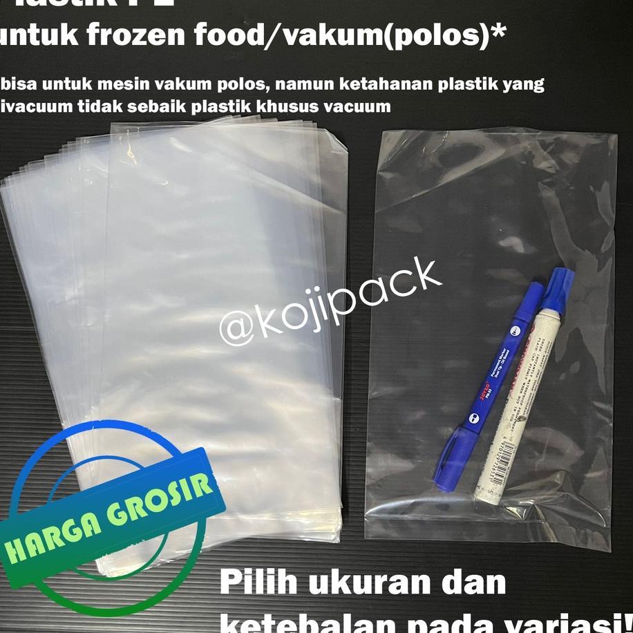 Plastik Pe Murni 12X20 12X25 15X20 18X30 20X30 23X35 15X25 25X38 28X40 30X50 40X60 60X100 Tebal 05 0