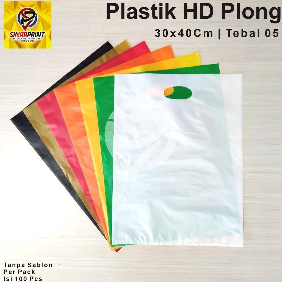 Plastik Hd Plong Polos 30X40 Tebal Packing Olshop Kemasan