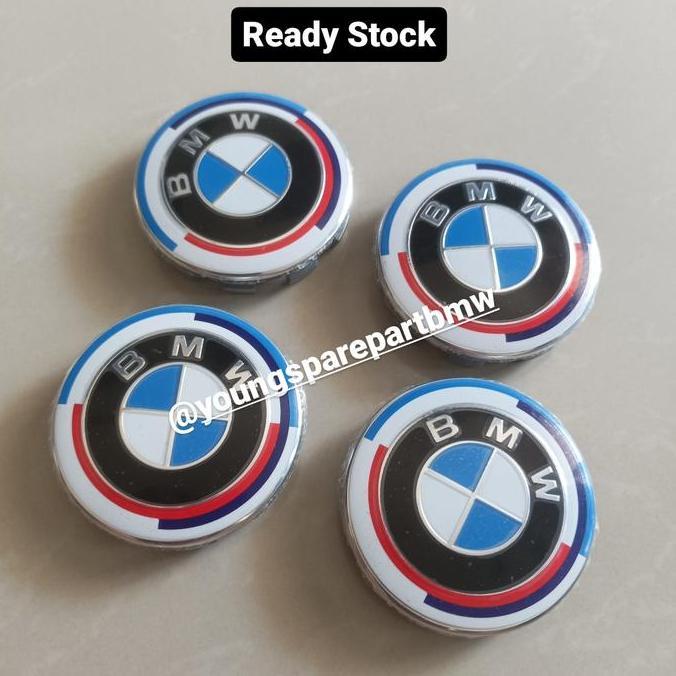 DOP TUTUP VELG BMW JAHRE 50TH ANNIVERSARY F30 F10 G20 G30 G11 G12 F48 READY STOCK