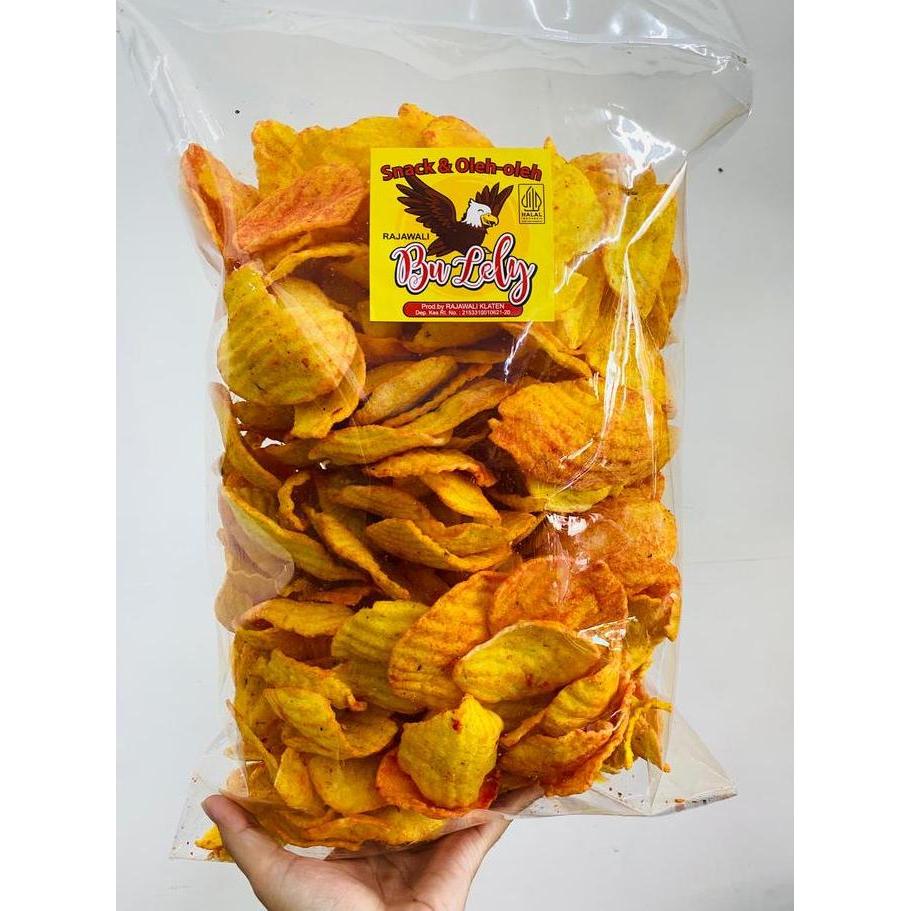 500Gr Krip-Krip Singkong Balado / Snack Jadul Camilan Renyah / Snack Krip-Krip Produksi Asli Allshop