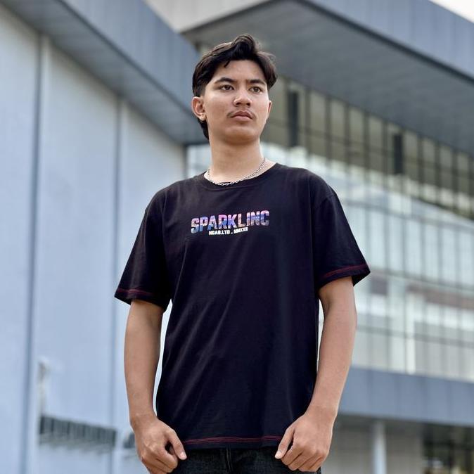 Riore- (Gratis Stiker) Ngab Kaos Baju Desa Sparklinc Hitam Nb151 Unisex Pria Nita Cotton Combed 24S 