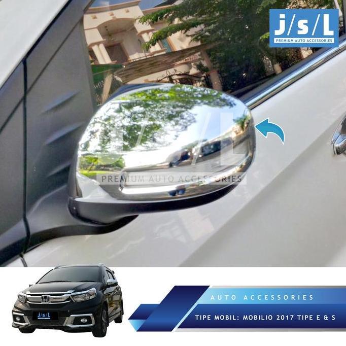 Mobilio 2017 Mirror Cover Chrome Tipe S Dan E/Aksesoris Honda Mobilio Ready