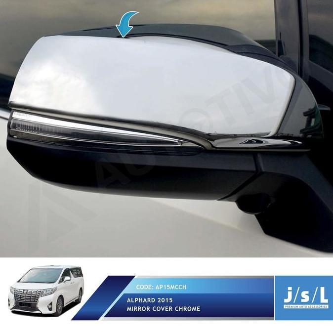 All New Alphard Cover Spion Jsl/Mirror Cover Chrome/Aksesoris Alphard Hemat