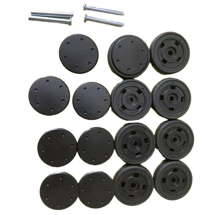 CIEN Roda Koper Double Wheel Full Set Roda Replacement Roda Koper Bahan Tpe Roda Koper Double Cincin