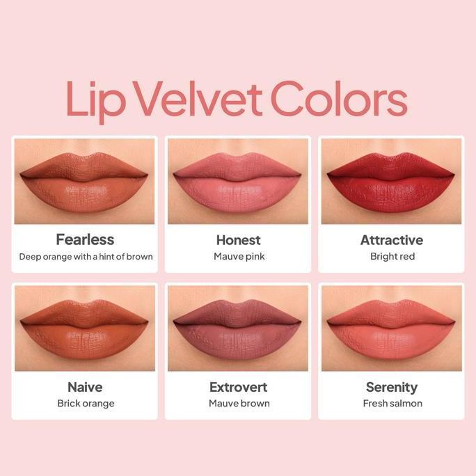 Lips- Implora Lip Velvet + Lip Crayon Satin | Paket Lipstik Ombre