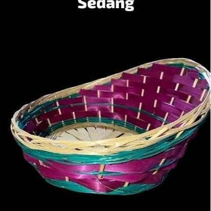Baru- ( 3 Pcs )Keranjang Sonai/ Keranjang Parcel/ Keranjang Buah/ Keranjang Parcel Lebaran Ukuran Se