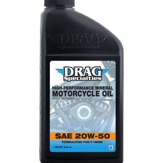Oli Harley Davidson - Oli Mesin Sae20W50 Drag Specialties Ds20W50 (Minimum Pembelian 3 Lt, Untuk Sat