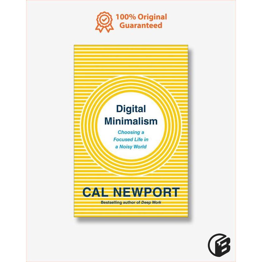 TORABIS_STORE - BUKU IMPORT DIGITAL MINIMALISM BY CAL NEWPORT (ORIGINAL PAPERBACK)
