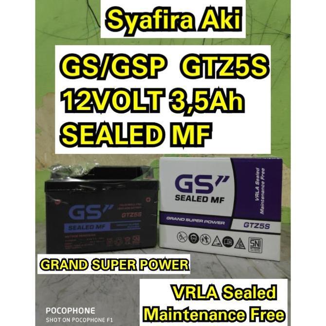 Aki Motor Beat Supra X 125 Revo Blade Kirana Gtz5S Max Power Mf Restock