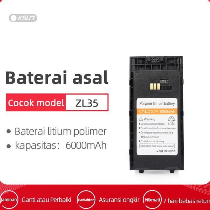 syenasyenitah - ksun zl35 baterai khusus 6000mah  baterai cadangan battery batre zl40 baterai