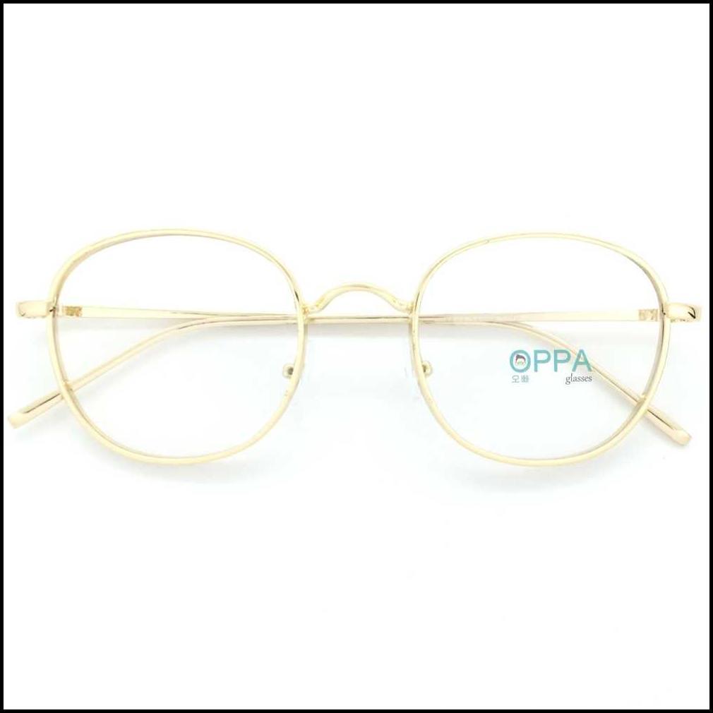 Frame Kacamata Korea Pria Wanita OPPA OP44 GD Kotak Minus