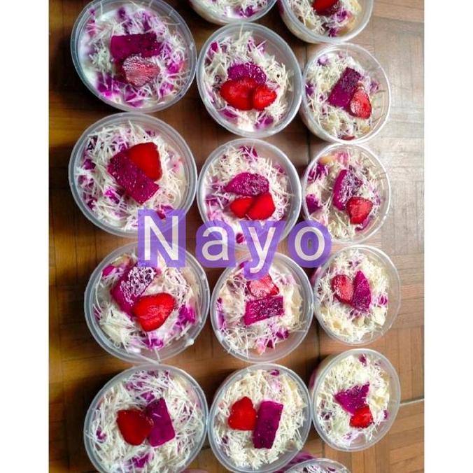 maydeztop- Cup plastik 300ml bulat (500pcs) - Cup salad Diskon