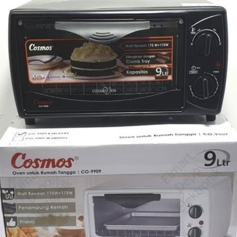 Oven Cosmos Co-9909 B / Oven Listrik Low Watt Cosmos 9 Liter Batam