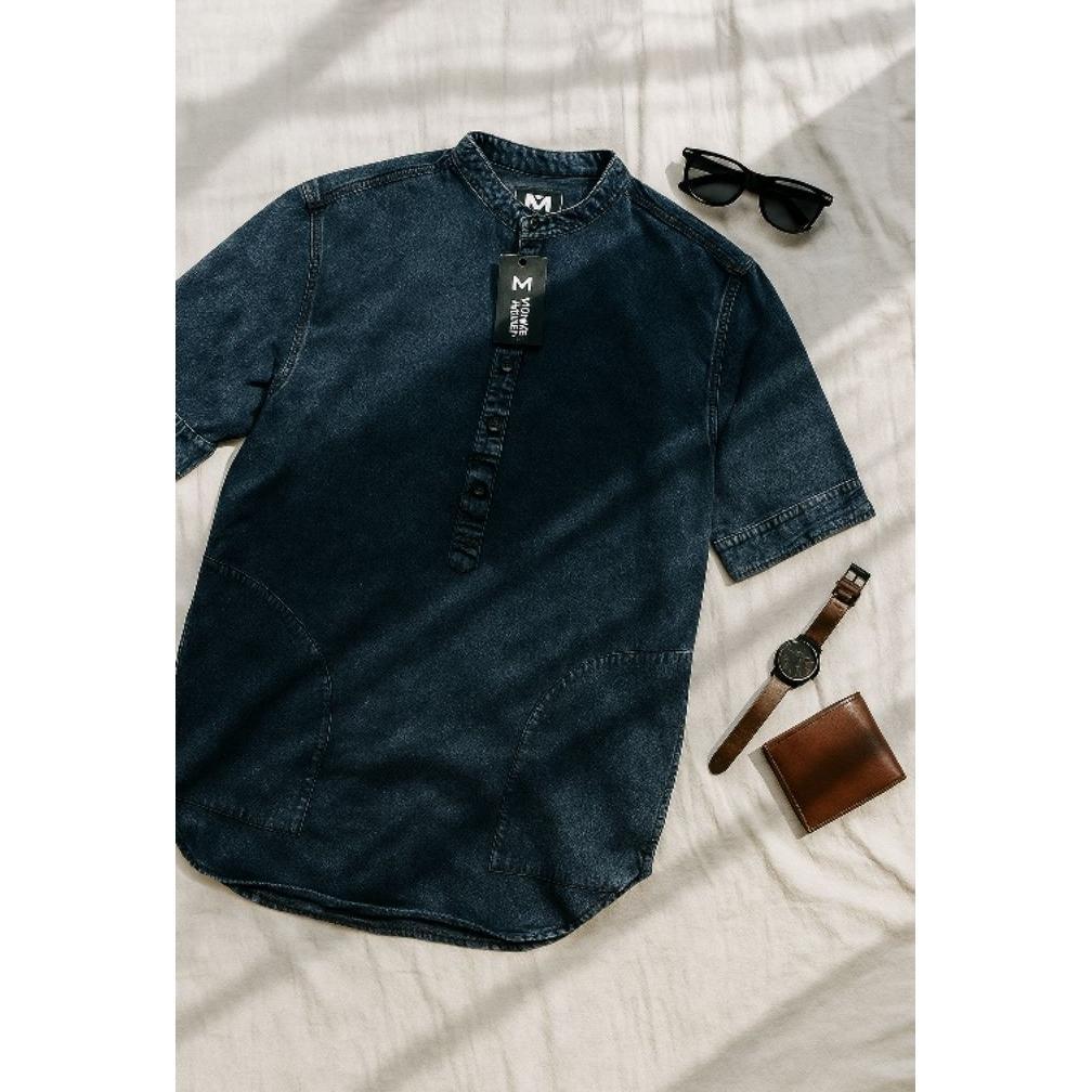 BEST DEALS Koko Pria Dewasa Baju Koko Baju Koko jeans Pakistan Kemeja Muslim Dewasa Koko Terbaru
