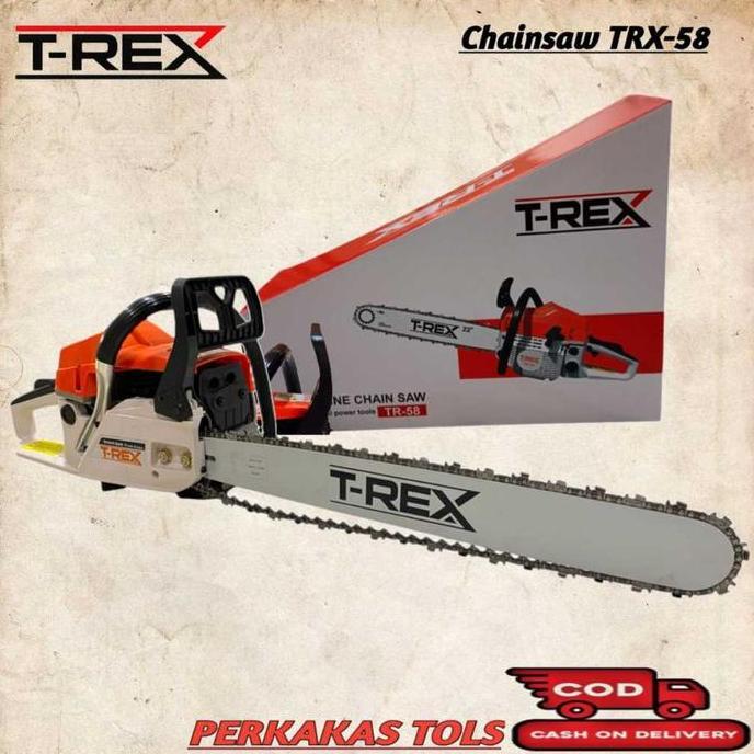 Terlaris Model Stihl-Mesin-Potong-Kayu-58Cc-Mesin-Sinso-Senso-Chainsaw-2Tak-22Inch-Gergaji-Potong-Po