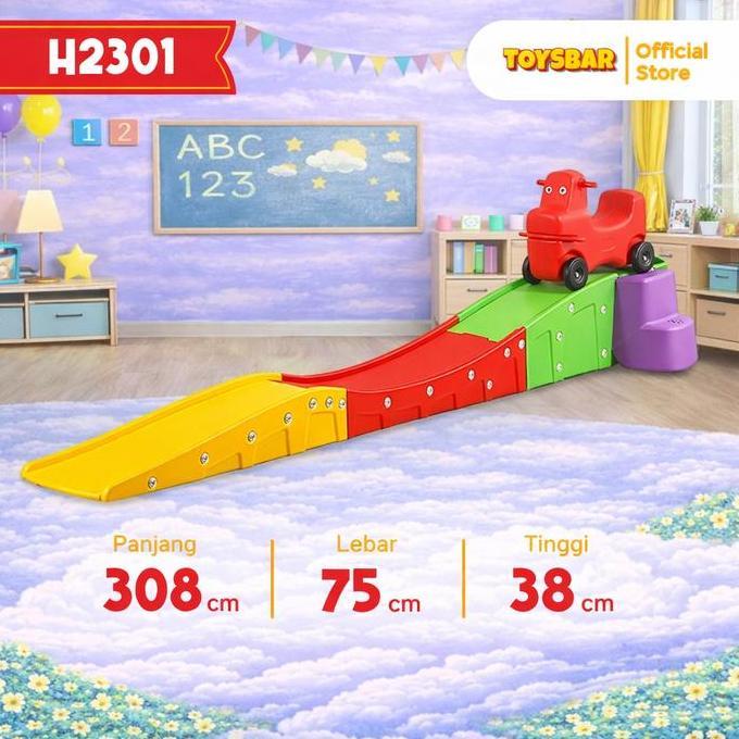 Mini Roller Coaster Anak H2301 Mainan Playground Seru & Aman untuk Bermain