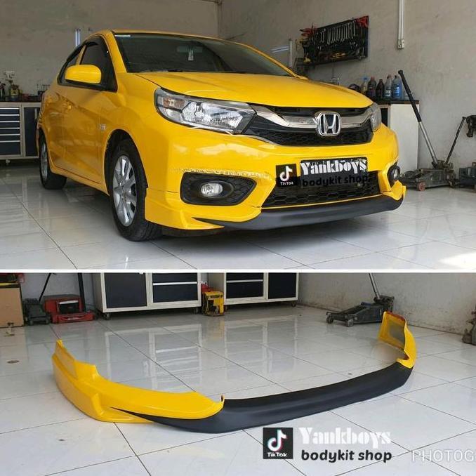 Front Lips Honda Brio Mugen 2016-2022 - Car Accessories warna body
